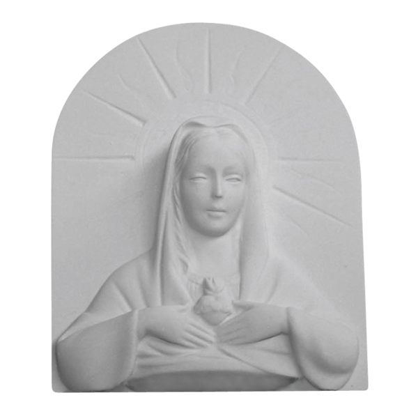 Madonna Rays Marble Statue